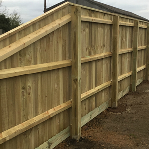 Treated Bevelled Cant Rail